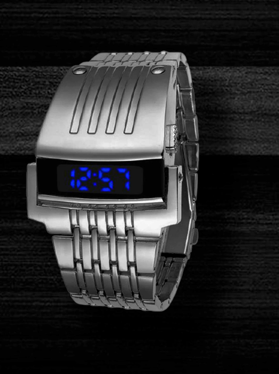 1989 LED Stainless Steel Watch - Newretro.Net