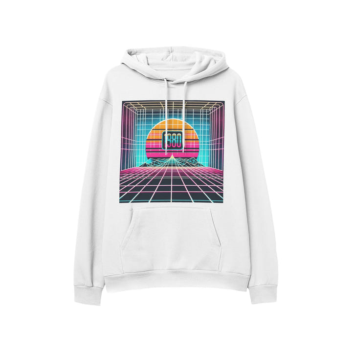 Synthwave Sunset Hoodie 1982