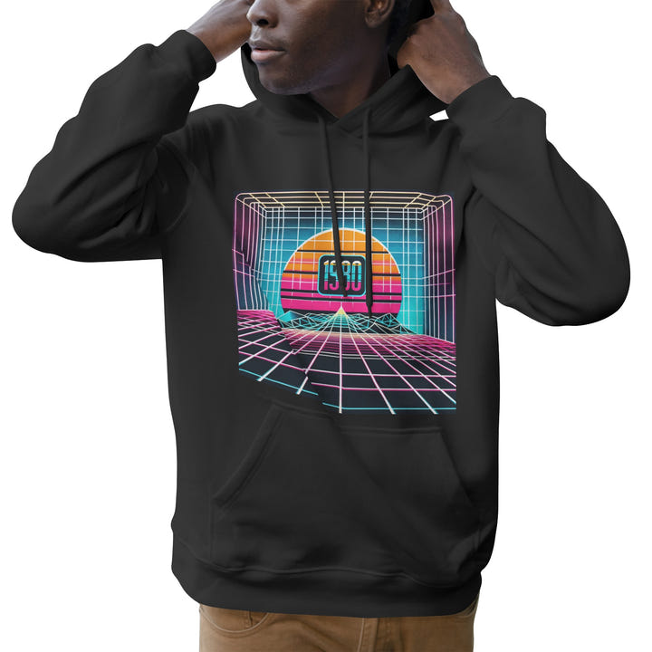 Synthwave Sunset Hoodie 1982