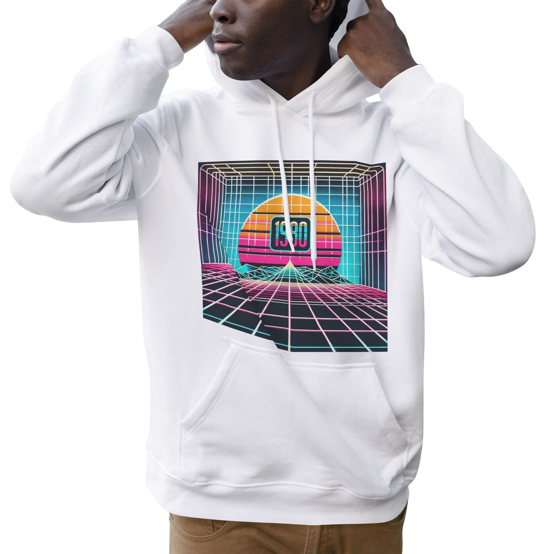 Synthwave Sunset Hoodie 1982