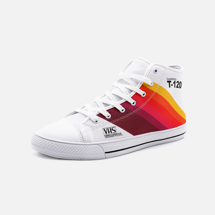 VHS High Top Canvas Shoes - Newretro.Net