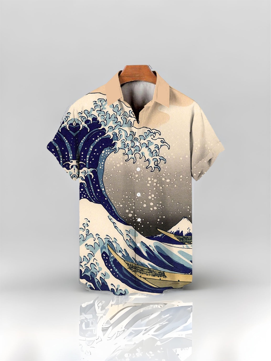 Kanagawa Waves Shirt - Newretro.Net