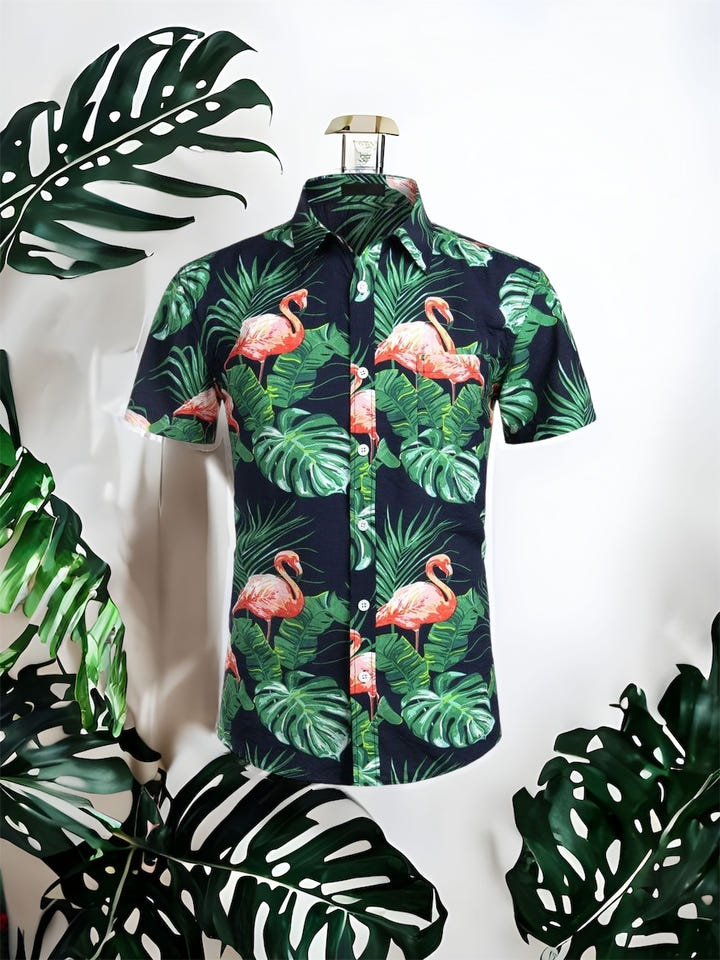 Venice Beach Shirt 1981, 80s Venice Beach tropical shirt, view 14