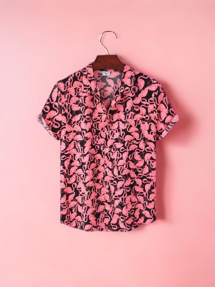 Pink Flamingo Shirt - Newretro.Net