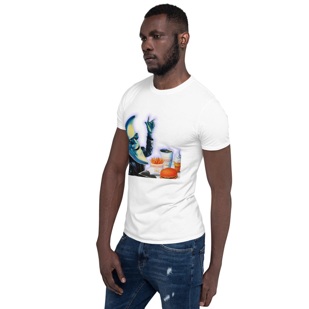 Mr. Moon Unisex T-Shirt - New Retro Streetwear Newretro.Net