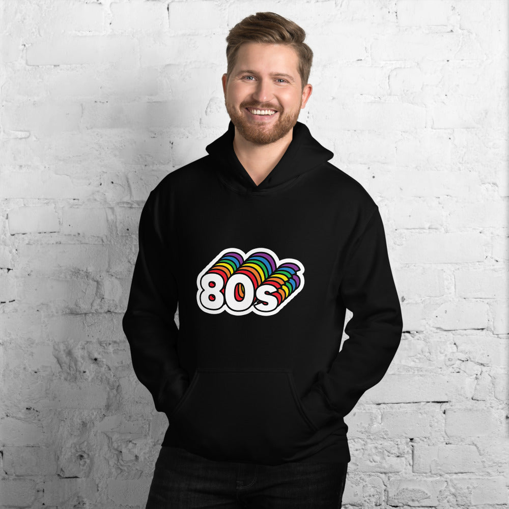 80s Unisex Hoodie - New Retro Streetwear Newretro.Net