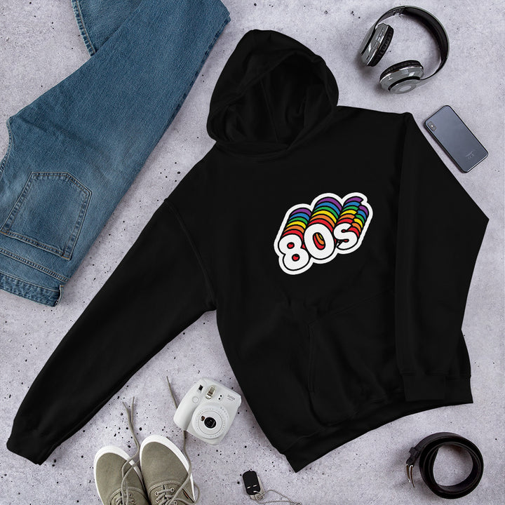 80s Unisex Hoodie - New Retro Streetwear Newretro.Net