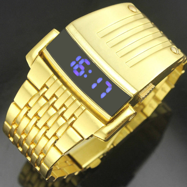 1989 LED Stainless Steel Watch - Newretro.Net