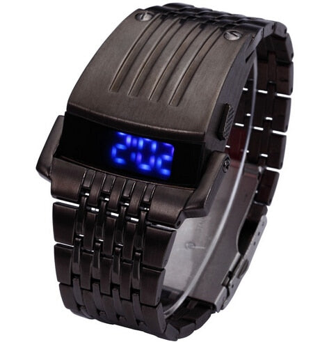 1989 LED Stainless Steel Watch - Newretro.Net