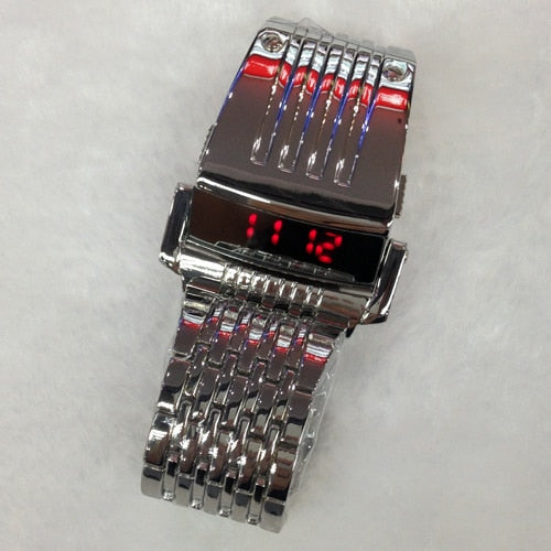 1989 LED Stainless Steel Watch - Newretro.Net