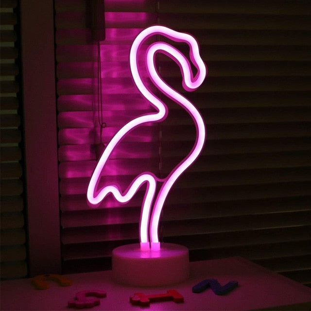 LED Neon Flamingo - New Retro Streetwear Newretro.Net