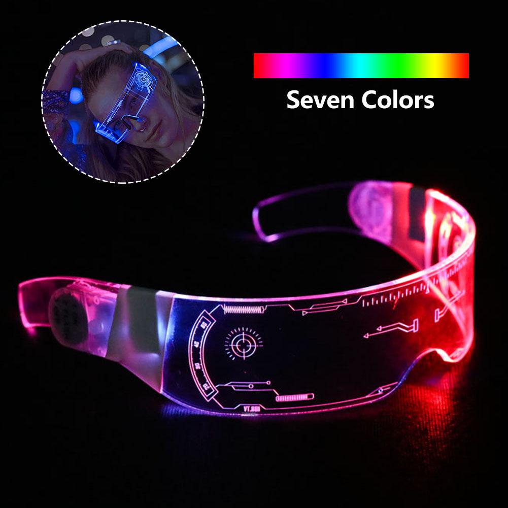 LED Luminous Glasses 7 Colors - New Retro Streetwear Newretro.Net