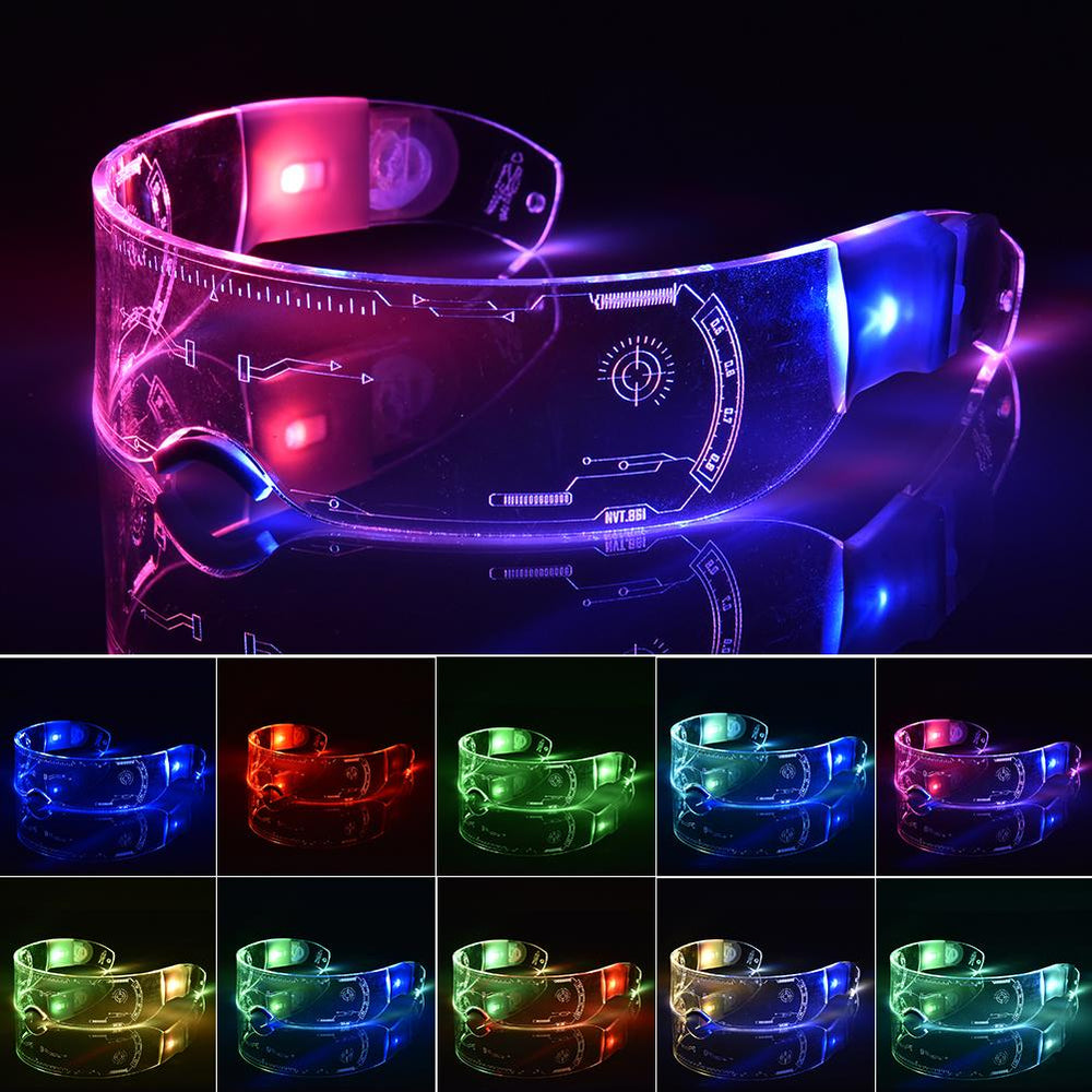 LED Luminous Glasses 7 Colors - New Retro Streetwear Newretro.Net