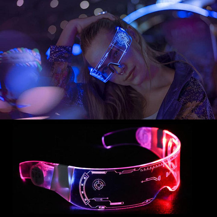 LED Luminous Glasses 7 Colors - New Retro Streetwear Newretro.Net