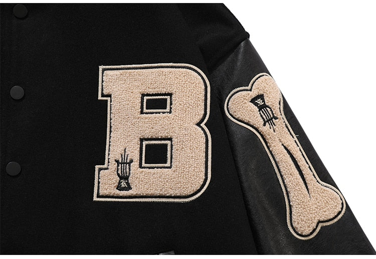 Furry Bone Letter Patch 1982 - New Retro Streetwear Newretro.Net