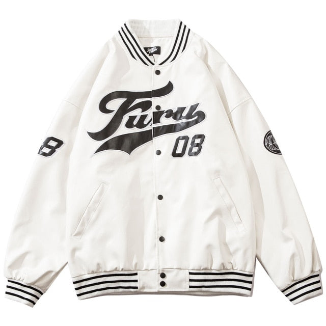 Furu 08 Retrowave Leather Jacket - Newretro.Net