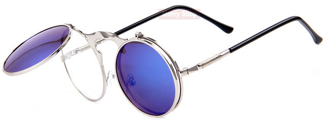 Merry's Steampunk Sunglasses Round - New Retro Streetwear Newretro.Net