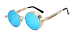 Round Metal Sunglasses Steampunk - New Retro Streetwear Newretro.Net