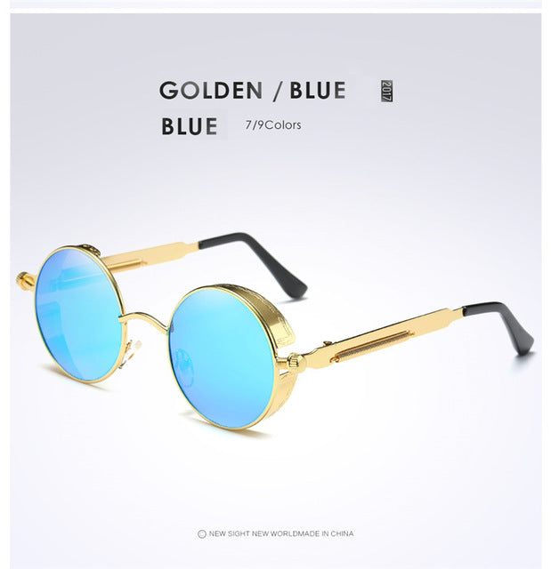 Retro Rimless Sunglasses Square Fashion Shades Tinted Lens Metal Frame Steampunk Glasses C2 / Sunglasses 946