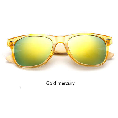 Retro Bamboo Sunglasses - New Retro Streetwear Newretro.Net