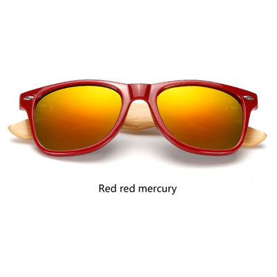 Retro Bamboo Sunglasses - New Retro Streetwear Newretro.Net