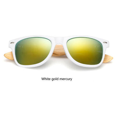 Retro Bamboo Sunglasses - New Retro Streetwear Newretro.Net