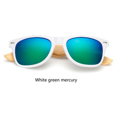 Retro Bamboo Sunglasses - New Retro Streetwear Newretro.Net