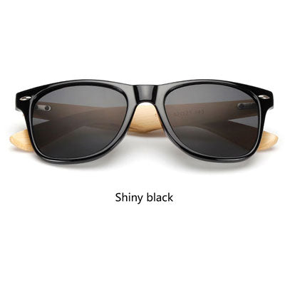 Retro Bamboo Sunglasses - New Retro Streetwear Newretro.Net