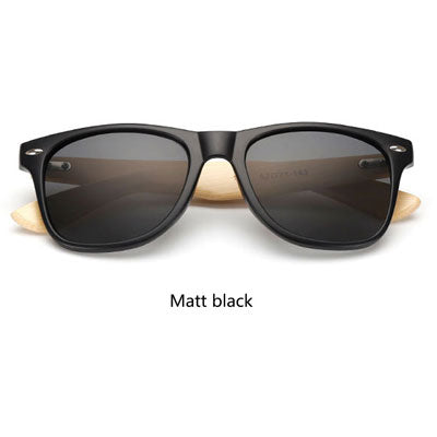 Retro Bamboo Sunglasses - New Retro Streetwear Newretro.Net