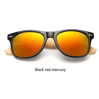 Retro Bamboo Sunglasses - New Retro Streetwear Newretro.Net