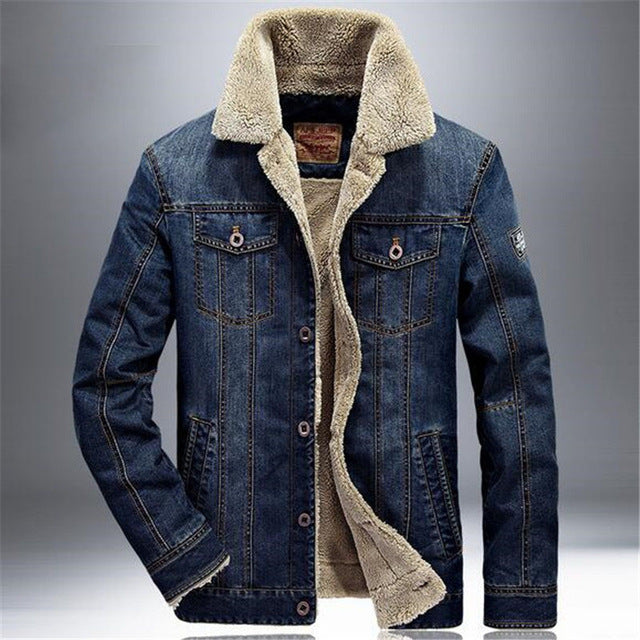 New Autumn Winter Jackets Men Coats Fashion Windbreaker Denim