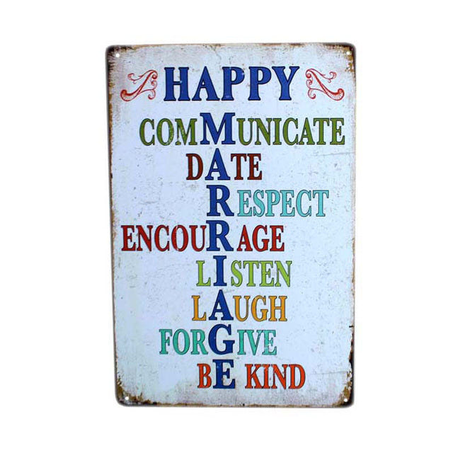 Family Rules Tin Sign - New Retro Streetwear Newretro.Net