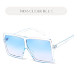 Oversized Large Square Sunglasses - New Retro Streetwear Newretro.Net