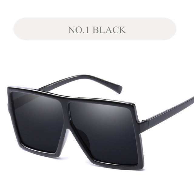 Oversized Large Square Sunglasses - New Retro Streetwear Newretro.Net