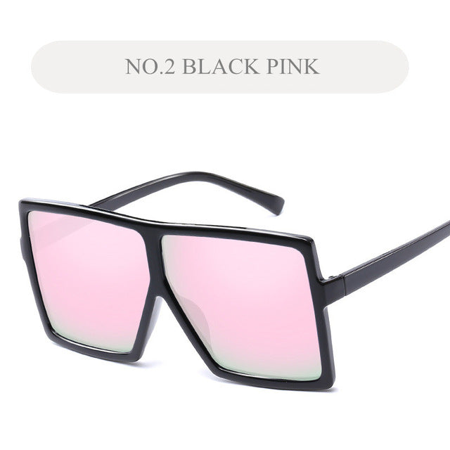 Oversized Large Square Sunglasses - New Retro Streetwear Newretro.Net