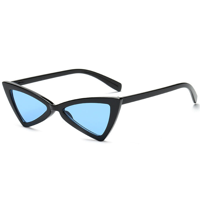 Triangle Black Ladies Sunglass - New Retro Streetwear Newretro.Net