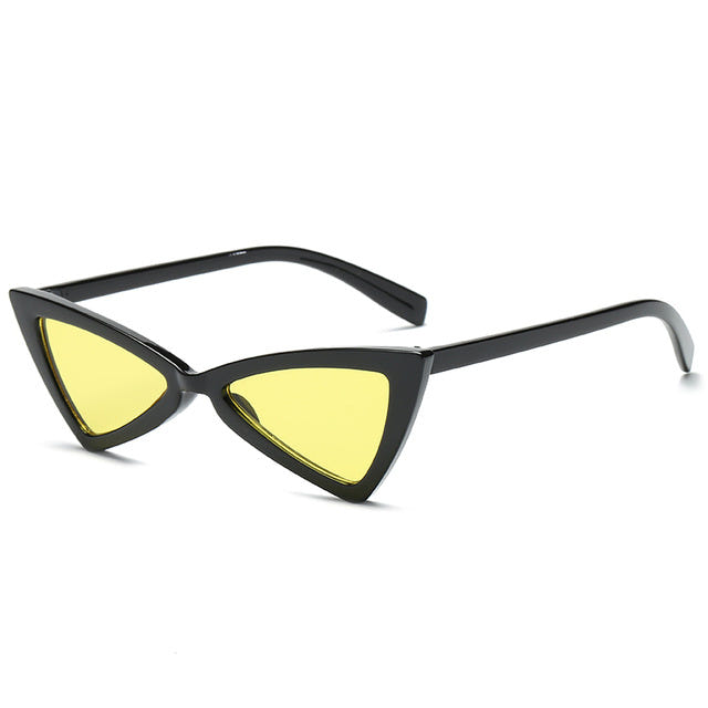 Triangle Black Ladies Sunglass - New Retro Streetwear Newretro.Net