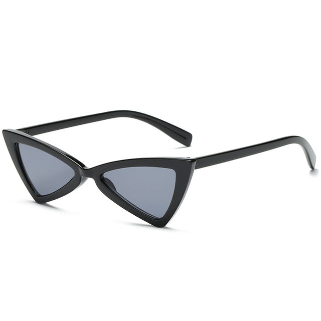 Triangle Black Ladies Sunglass - New Retro Streetwear Newretro.Net