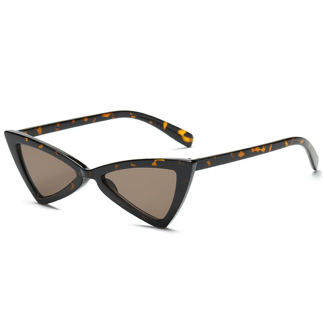 Triangle Black Ladies Sunglass - New Retro Streetwear Newretro.Net