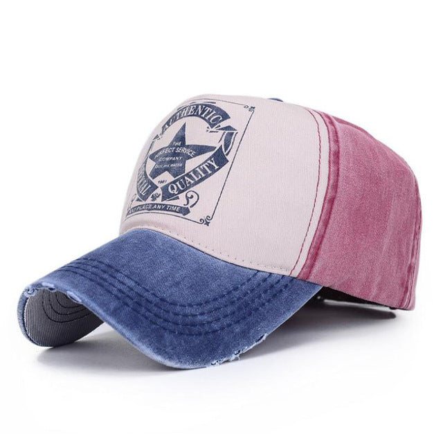 6 Colors Star Patchwork Baseball Cap - New Retro Streetwear Newretro.Net