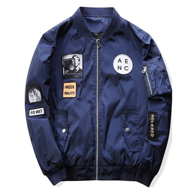 Bomber Jacket Retro Patch Designs - New Retro Streetwear Newretro.Net