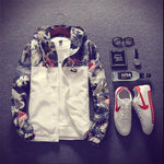 Floral Bomber Jacket - New Retro Streetwear Newretro.Net