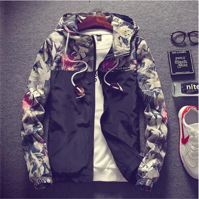 Floral Bomber Jacket - New Retro Streetwear Newretro.Net