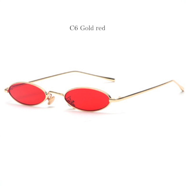 Small Oval Sunglasses - New Retro Streetwear Newretro.Net