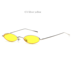 Small Oval Sunglasses - New Retro Streetwear Newretro.Net