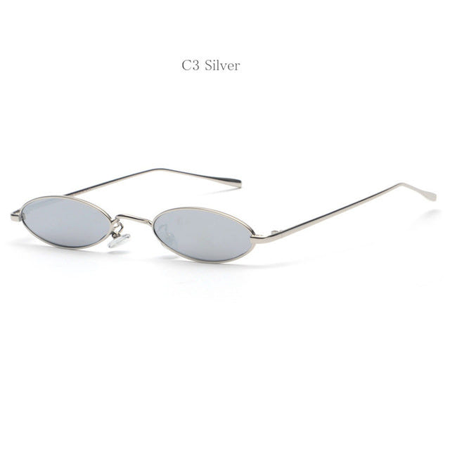 Small Oval Sunglasses - New Retro Streetwear Newretro.Net