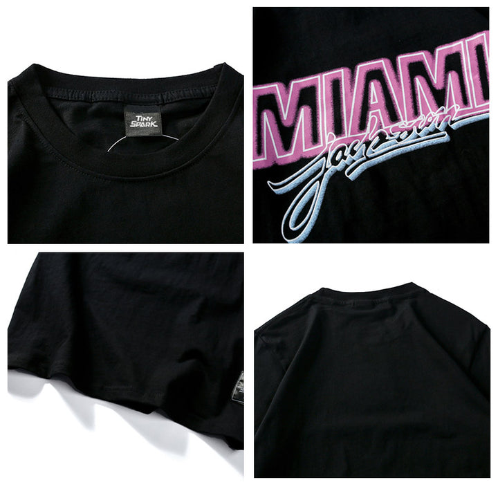 Miami Streets Tee - New Retro Streetwear Newretro.Net