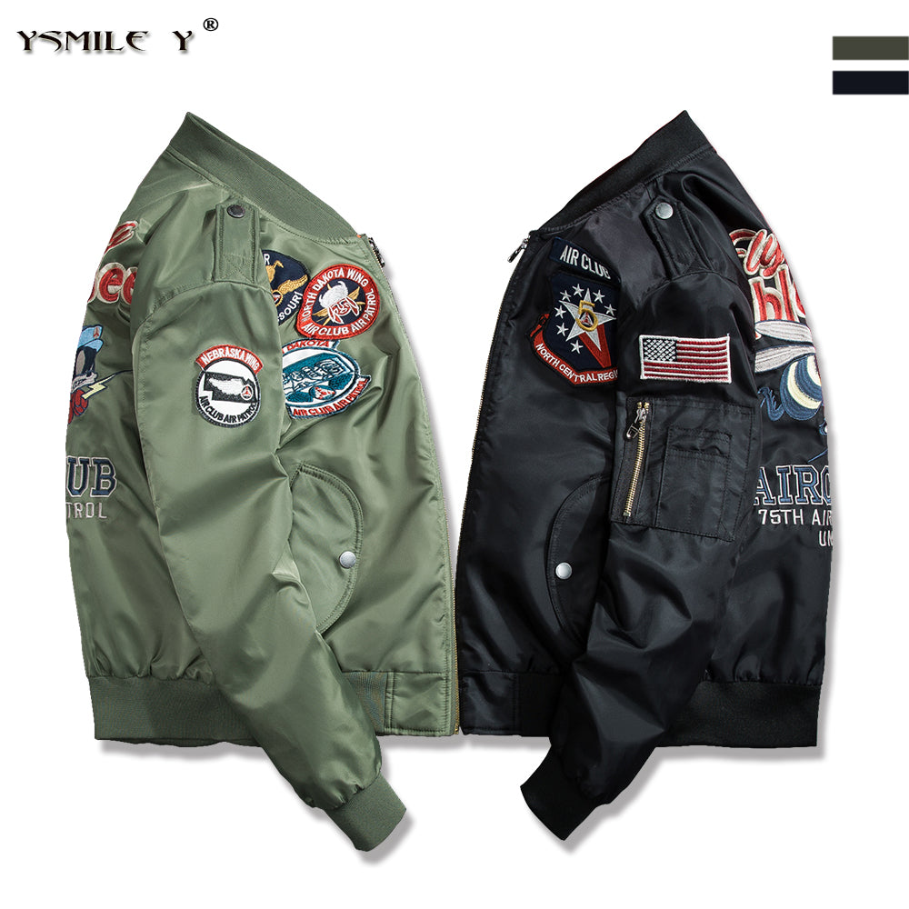 New Retro Street Fashion Flight Bomber MA1 jacket - New Retro Streetwear Newretro.Net