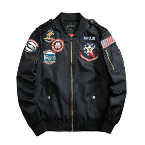 New Retro Street Fashion Flight Bomber MA1 jacket - New Retro Streetwear Newretro.Net