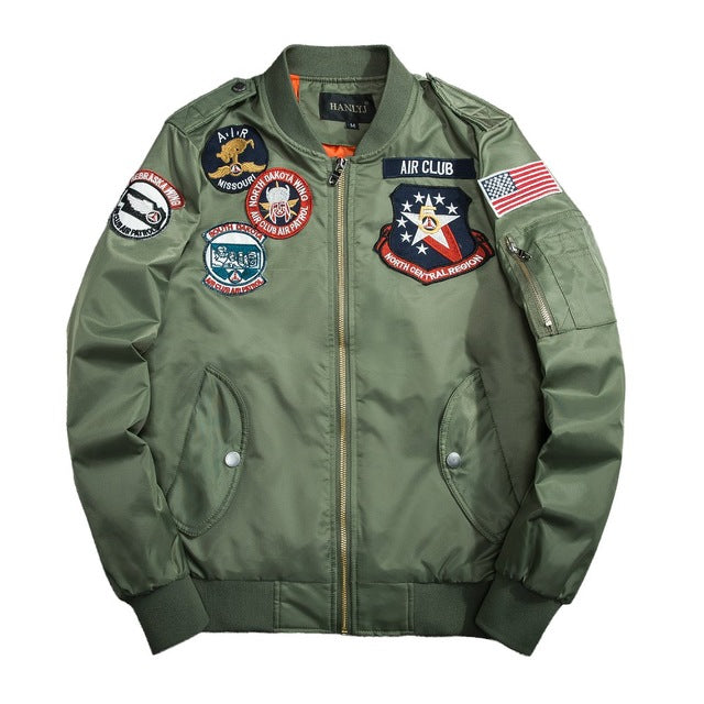 New Retro Street Fashion Flight Bomber MA1 jacket - New Retro Streetwear Newretro.Net